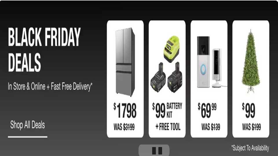 Desiconnect Homedepot Blackfriday Deals