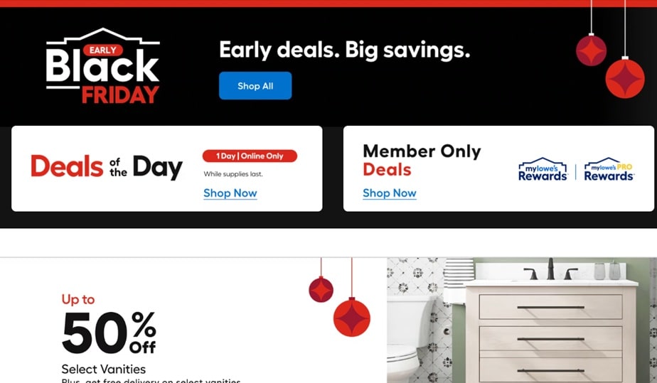 Desiconnect Lowe's Black Friday Deals